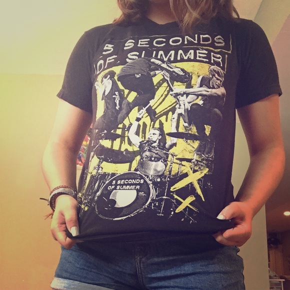 5 seconds of summer band tee - Picture 1 of 4
